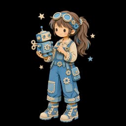 RLUEI 紙キャラクターの肖像