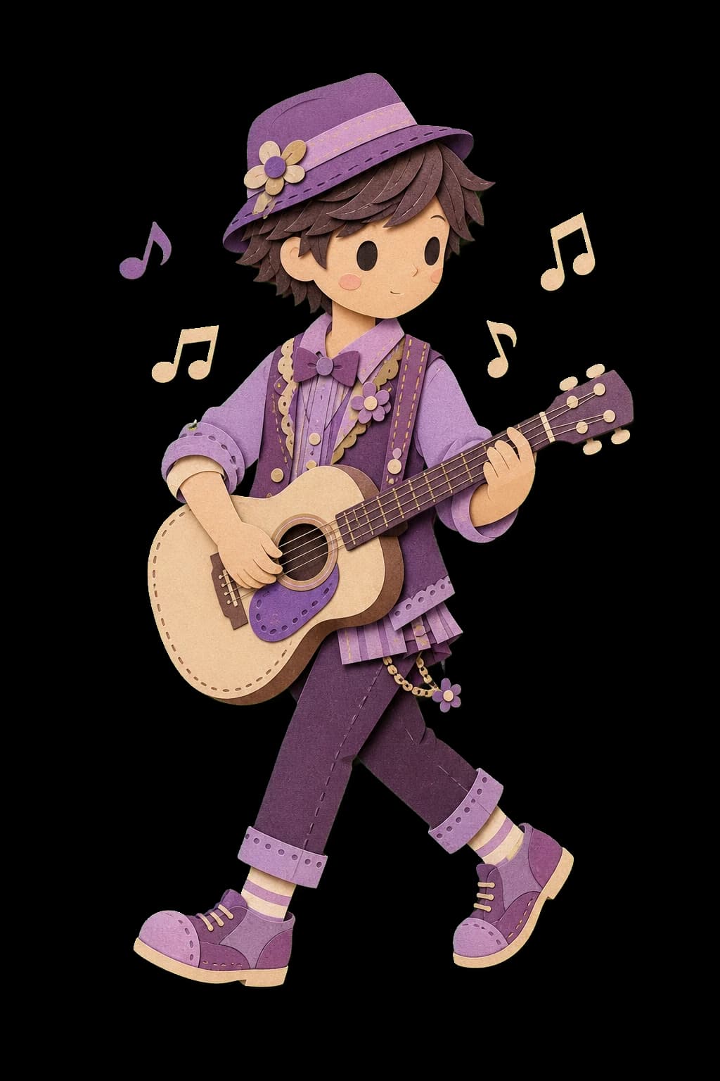 SLUAI paper-doll street busker character portrait (male-a)