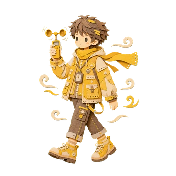 The Drifting Explorer (RCOEI) paper character