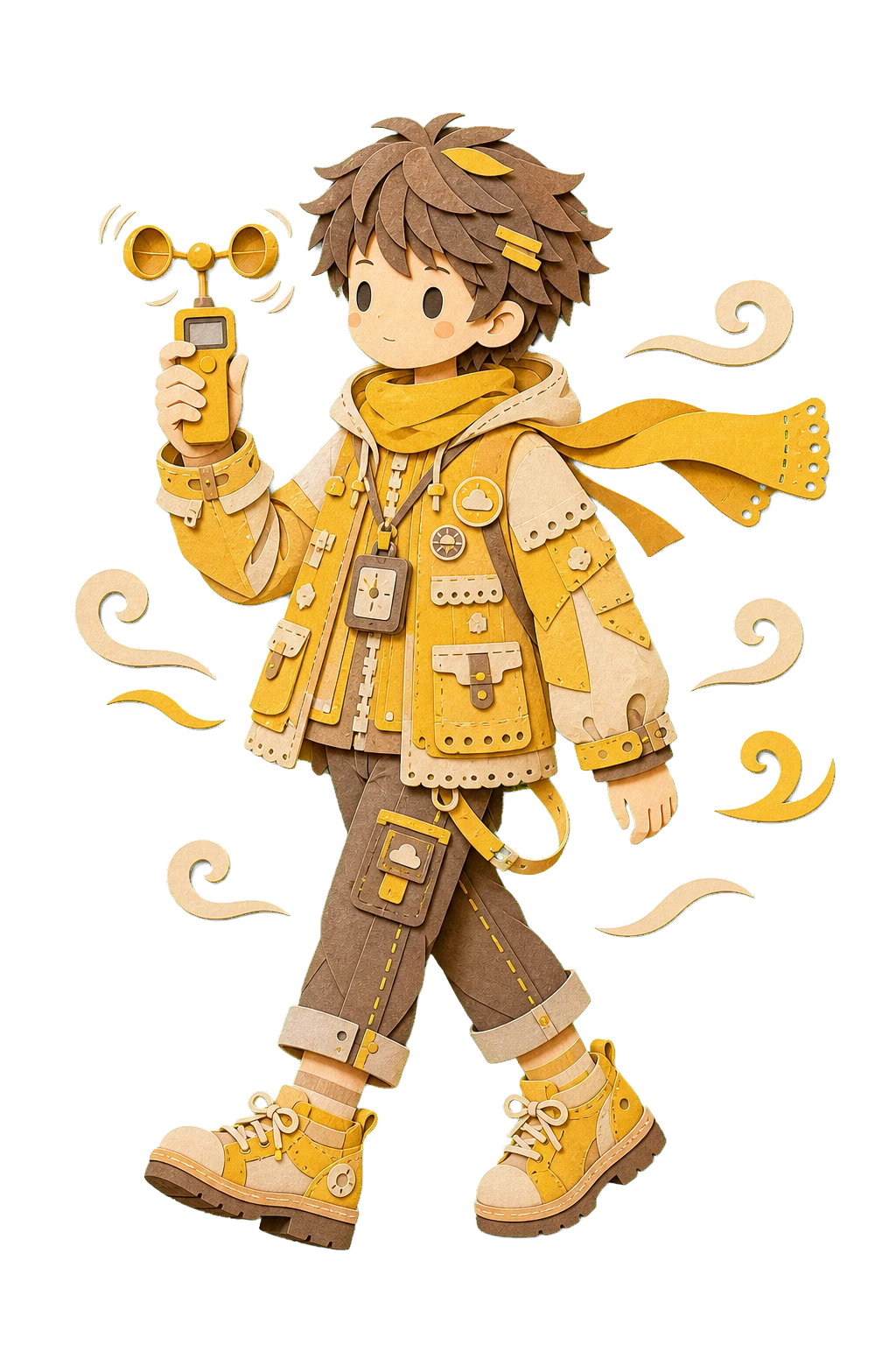 The Drifting Explorer (RCOEI) paper character