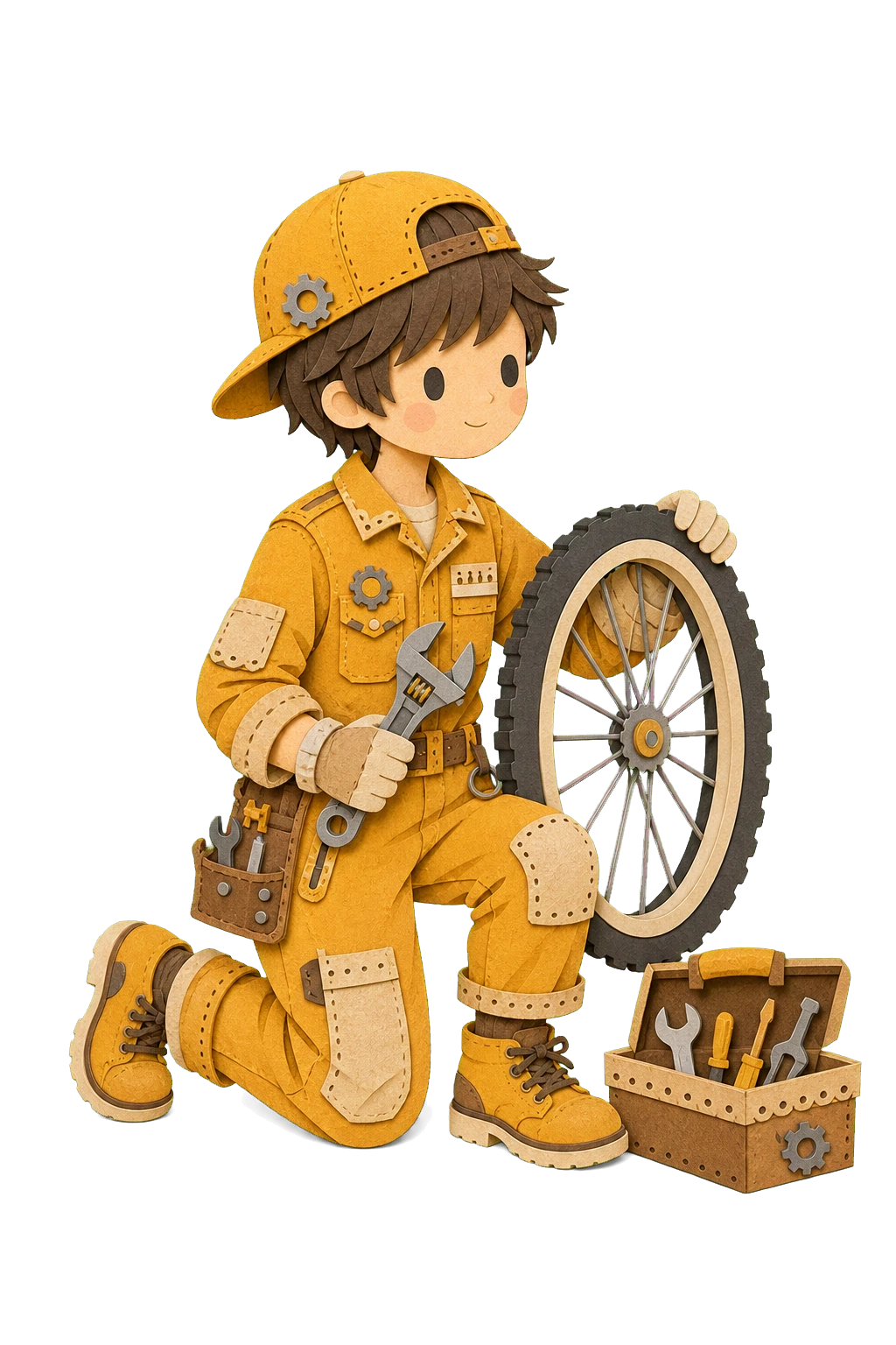 The Ghost Pacifist (RCUEN) paper character