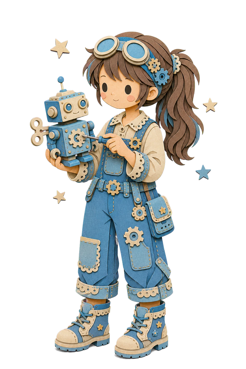The Electric Explorer (RLUEI) paper character