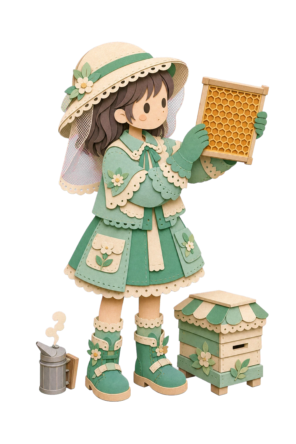 The Drifting Sunshine (SCUAI) paper character